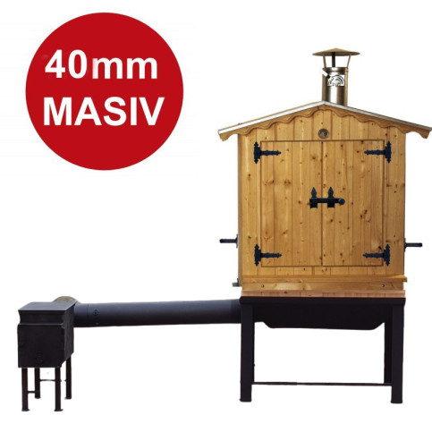 Drevená udiareň Master Smoker 40 XL s ohniskom