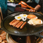 Grilovacia doska pre ohnisko Bonfire Solo Stove s nástavcom