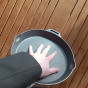 Liatinová panvica Valhal Outdoor 30cm s rukoväťou