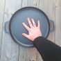 Plochá liatinová panvica Valhal Outdoor 35 cm