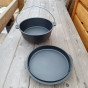 Liatinový hrniec Valhal Outdoor 6,1 l s nožičkami
