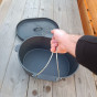 Liatinový oválny hrniec Dutch oven Valhal Outdoor 9 l