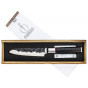 Japonský nôž Santoku FORGED Sebra 14 cm