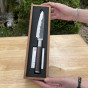 Japonský nôž Santoku FORGED Sebra 14 cm