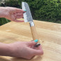 Nôž Santoku FORGED Olive 18 cm