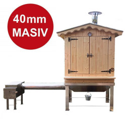 Drevená udiareň Master Smoker 40 XLS s ohniskom
