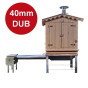 Dubová udiareň Master Smoker 40 XLSO s ohniskom