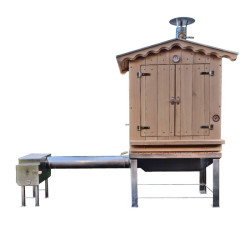 Dubová udiareň Master Smoker 40 XLSO s ohniskom