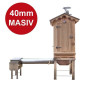 Jaseňová udiareň Master Smoker 40 LSA s ohniskom