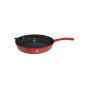 Červená liatinová panvica Ø 24 cm