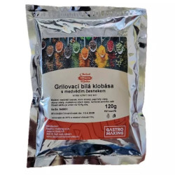 Grilovacia biela klobása s medvedím cesnakom 120 g Mistr Málek