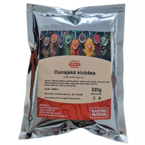 Dunajská klobása 220 g Mistr Málek