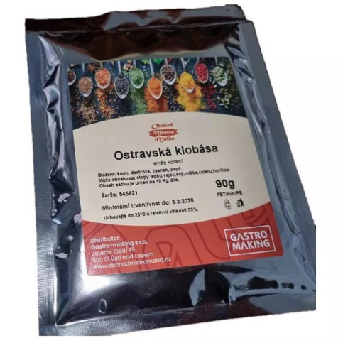 Ostravská klobása 90 g Mistr Málek