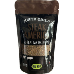 Grilovacie korenie BEZ SOLI Steak America 100 g