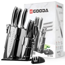 9-dielna sada kuchynského náčinia Gooda v stojane
