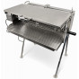 Nerezový gril na kura a stehno s otočným ražňom UG Grill