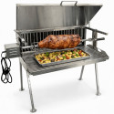 Nerezový gril na kura a stehno s otočným ražňom UG Grill