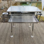 Nerezový gril na kura a stehno s otočným ražňom UG Grill