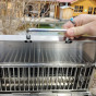 Nerezový gril na kura a stehno s otočným ražňom UG Grill