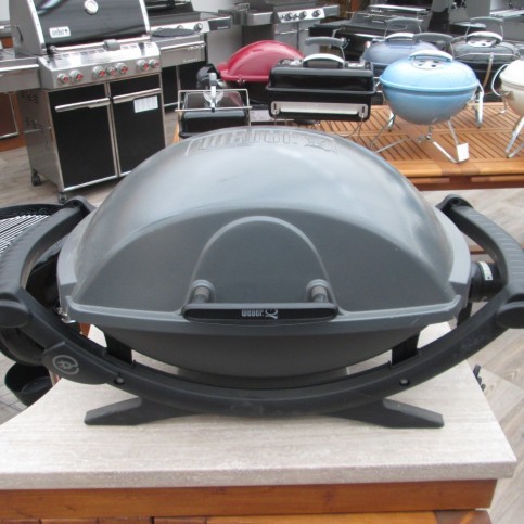 Elektrický gril Weber Q 240, tmavě šedý II. jakost