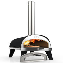 Pizza pec ZiiPa Piana Evo na drevené pelety – čierna