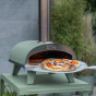 Pizza pec ZiiPa Piana Evo na drevené pelety – zelená