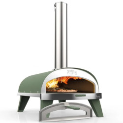 Pizza pec ZiiPa Piana Evo na drevené pelety – zelená