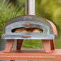 Pizza pec ZiiPa Piana Evo na drevené pelety – tehlová