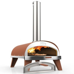 Pizza pec ZiiPa Piana Evo na drevené pelety – tehlová
