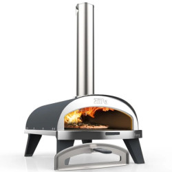 Pizza pec ZiiPa Piana Evo na drevené pelety – antracit