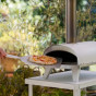 Pizza pec ZiiPa Piana Evo na drevené pelety – biela