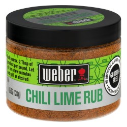 Korenie Weber Chilli Lime Rub 128 g