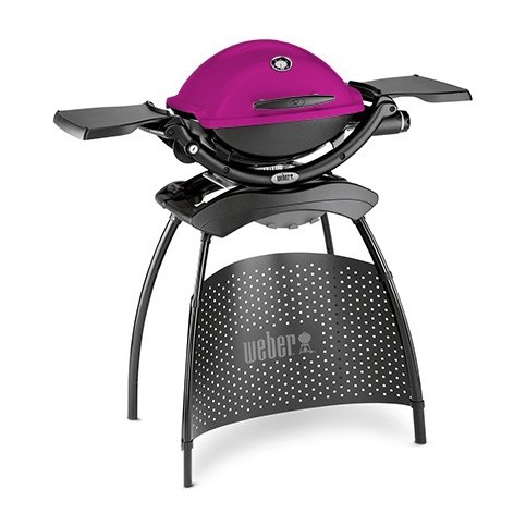 Plynový gril Weber Q 1200 Stand (fuchsiový)