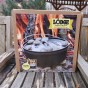 Dvojitý liatinový hrniec Lodge Camp Dutch oven s pokrievkou 5,7 l