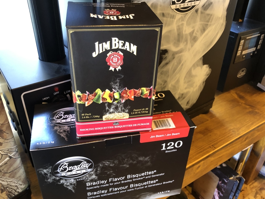 Brikety na údenie Jim Beam