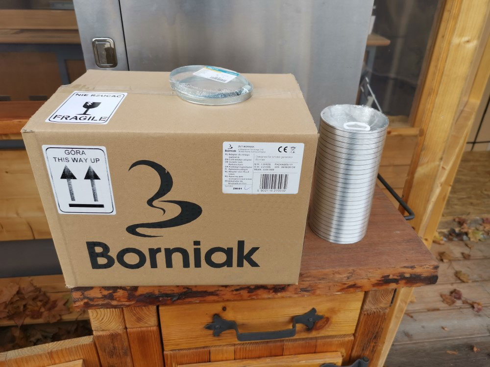 Ako pripojiť ochladzovač k udiarni Borniak?