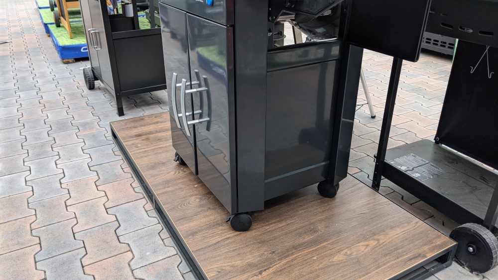 Aký úložný priestor je pri grile Campingaz 3 Series Select?