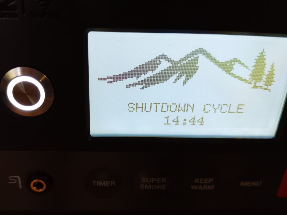Čo znamená funkcia Shutdown Cycle (dohorenie) pri peletových griloch Traeger?