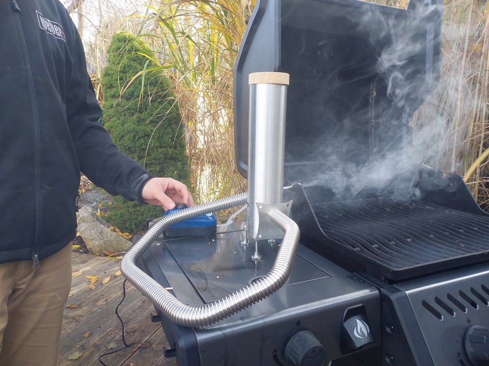 Aký generátor dymu a výhrevnú špirálu možno použiť pre drevenú údiarňu?