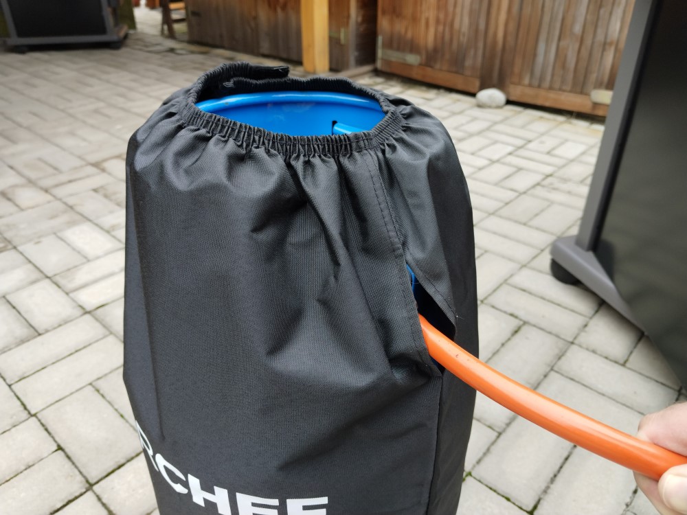 Je obal na plynové fľaše Outdoorchef určený pre 5 kg alebo 10 kg PB fľašu?