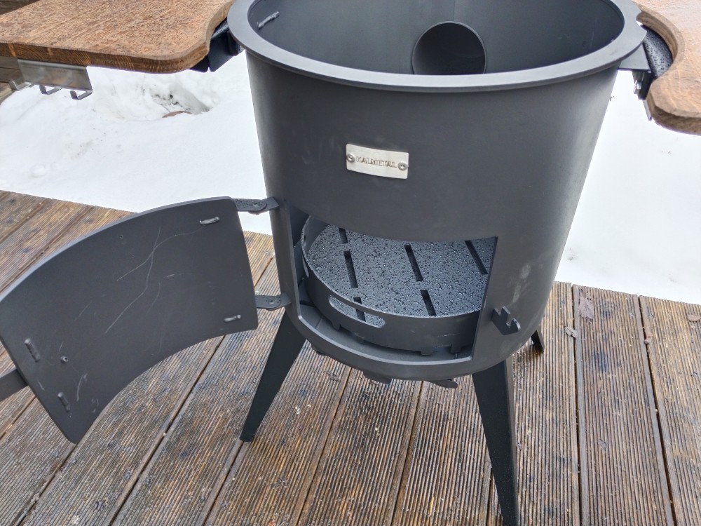 Na čo slúžia dve polohy zatvárania dvierok pri kotlíkových setoch Kazan Kalme?