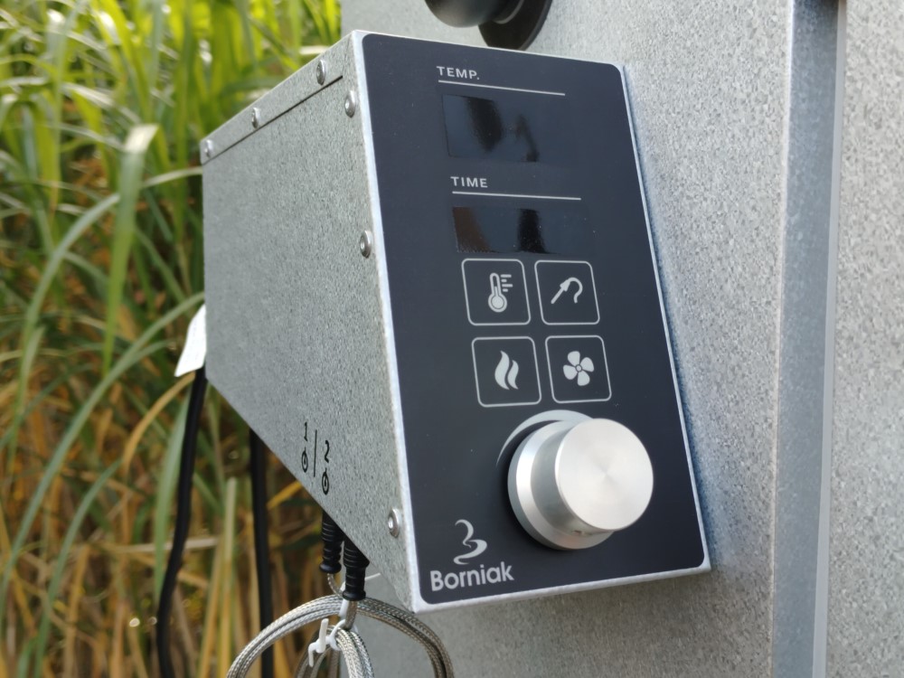 Elektrická udiareň Borniak UWD-NW-70 WiFi – digitálna, 70 l, 500 W