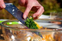 &Scaron;al&aacute;t dozdob&iacute;me petržlenovou vňaťou.